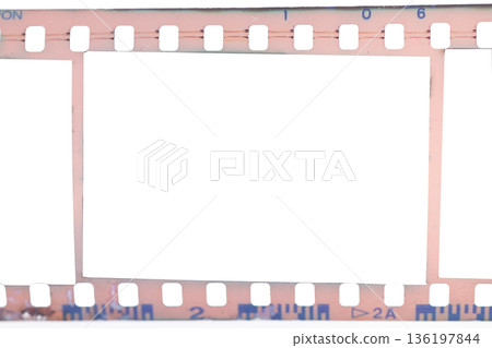 Blank Vintage Film Strip Frames Texture 136197844