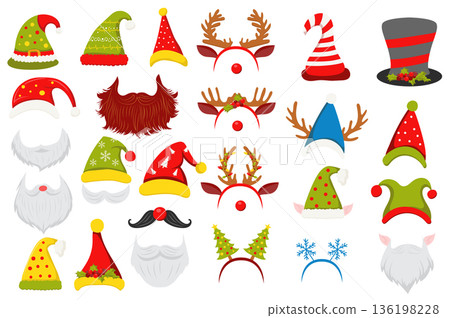 Christmas Hats Set 136198228