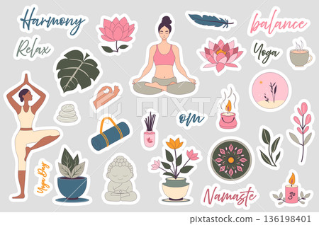 Yoga Stickers Yoga Stickers 136198401