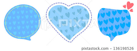 Blue Valentines day speech bubble set with hearts. Valentines day banner collection, poster, social media post layout, quiz backdrop, square banner design template set. abstract pink love shape Blue Valentines day speech bubble set with hearts. Valentines day banner collection, poster, social media post layout, quiz backdrop, square banner design template set. abstract pink love shape 136198526