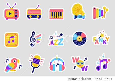 Music Stickers 136198605