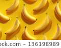 Image for clothing. Yellow bananas. Seamless pattern. Summer pattern. 136198989
