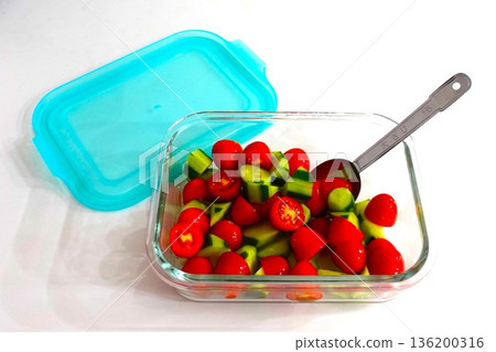 Pickled tomatoes and cucumbers - Prepare ahead 136200316