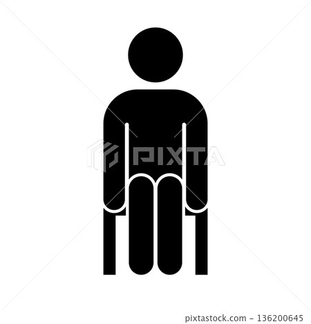 sitting person silhouette sitting person silhouette 136200645