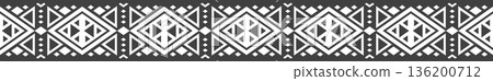 A black and white striped pattern with white squares 136200712
