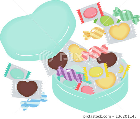 心形糖果彈出罐 136201145