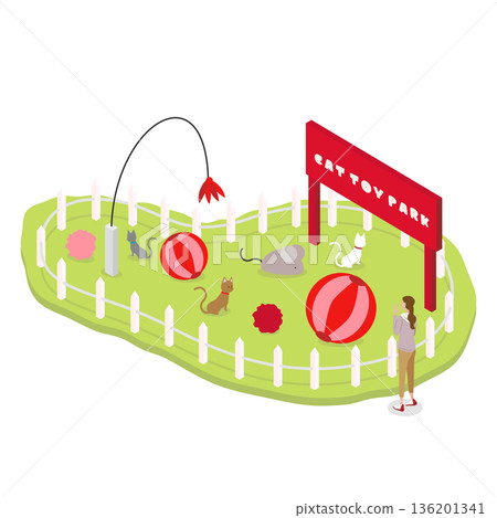 Isometric building illustration of a clinic, medical office, or small office 136201341