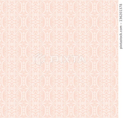Soft Peach Abstract Wavy Seamless Pattern with Organic Retro Swirls Background Soft Peach Abstract Wavy Seamless Pattern with Organic Retro Swirls Background 136201378