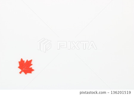 Modern still life of maple leaves made from resin Modern still life of maple leaves made from resin 136201519
