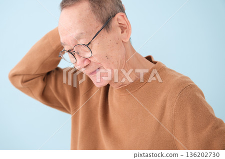 Worried Grandpa Forgetfulness 136202730
