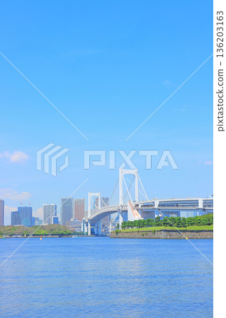 東京都港區彩虹橋風景 136203163