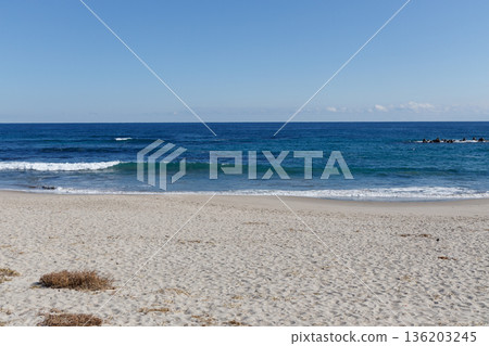 Blue seas and sandy beaches Blue seas and sandy beaches 136203245