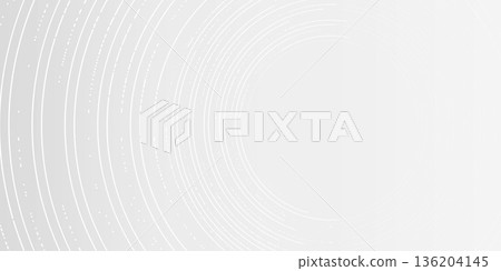 White background .Round lines. Design element. Vector illustration . 136204145