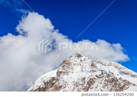 View of Eiger mountain of the Bernese Alps in the Bernese Oberland of Switzerland. Jungfrau region View of Eiger mountain of the Bernese Alps in the Bernese Oberland of Switzerland. Jungfrau region 136204200