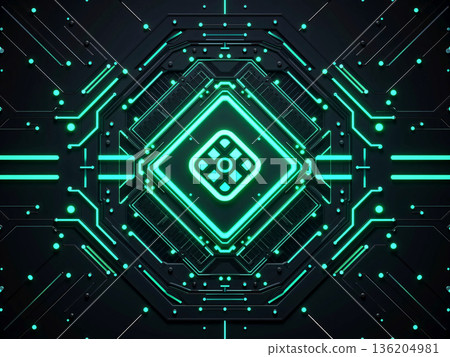 幾何設計線條藝術 136204981