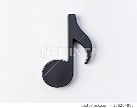 3D musical notes 136204993