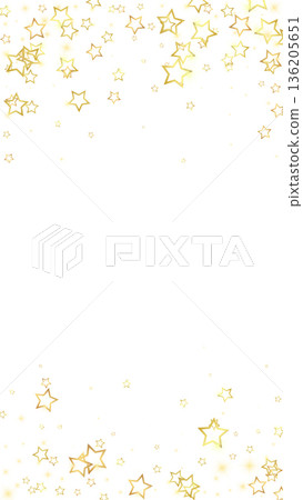 Starry night fairy tale background. Cute sparkling twinkles, christmas spirit in the air. Festive stars vector illustration on white background. Starry night fairy tale background. Cute sparkling twinkles, christmas spirit in the air. Festive stars vector illustration on white background. 136205651
