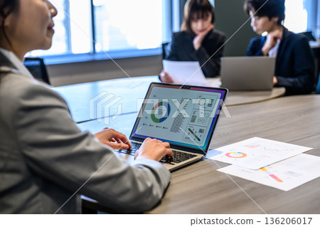 Data analysis at a meeting Data analysis at a meeting 136206017