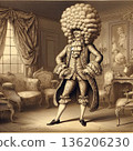 English aristocrat dressed in Rococo Macaroni style 136206230
