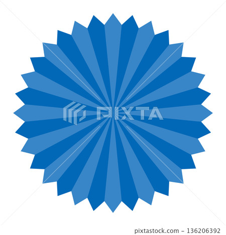 Radial shaded blue bomb 136206392