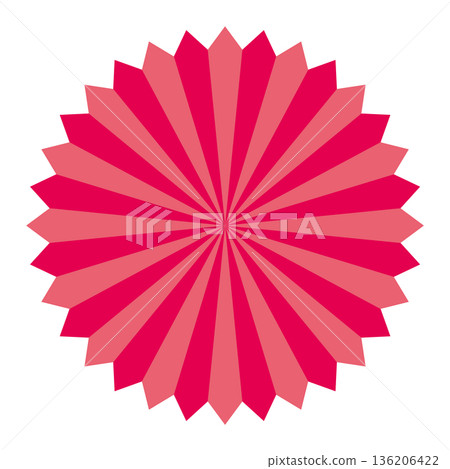 Radial pink bomb 136206422