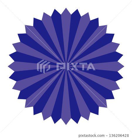 A dark blue bomb with radial shading A dark blue bomb with radial shading 136206428