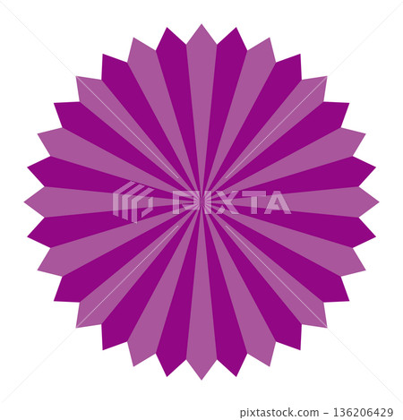 Purple bomb with radial shading 136206429