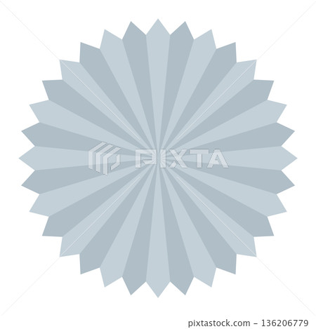 Fake silver bomb with radial shading 136206779