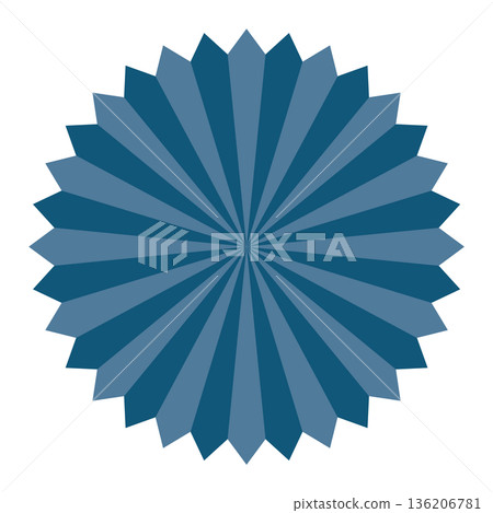 Radial shading blue bomb 136206781