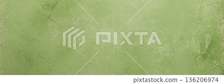A light green surface is visible with different textures and small spots. It has an irregular pattern, and could work as a solid background, banner A light green surface is visible with different textures and small spots. It has an irregular pattern, and could work as a solid background, banner 136206974