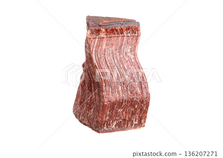 Vivid Ox Eye Stone on Isolated Background 136207271