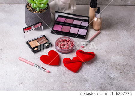 Valentine make sponge in shape of heart Valentine make sponge in shape of heart 136207776