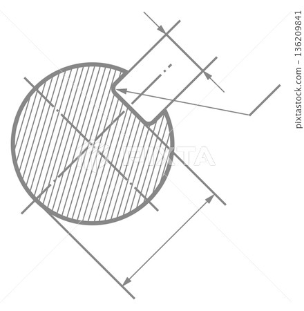 Blueprint drawing. Engineering structure detail draft projection Blueprint drawing. Engineering structure detail draft projection 136209841