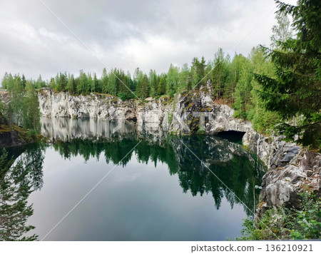 Breathtaking Views of Ruskeala Mountain Park: Nature's Masterpiece in Karelia Breathtaking Views of Ruskeala Mountain Park: Nature's Masterpiece in Karelia 136210921