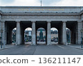 Outer Castle Gate. Burgtor at Heldenplatz, Vienna, Austria 136211147