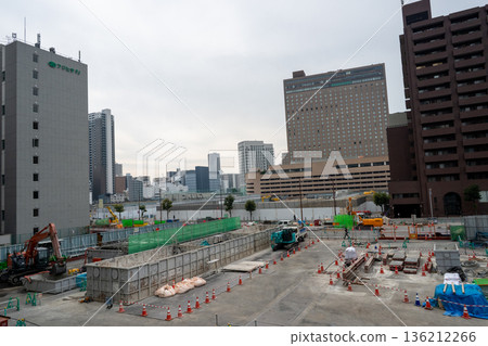 Nakanoshima 5-chome redevelopment construction site 136212266