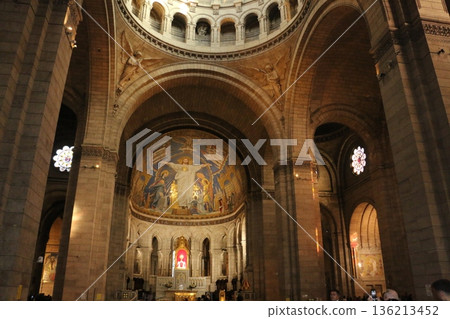 The magnificent interior of the Sacré-Coeur The magnificent interior of the Sacré-Coeur 136213452
