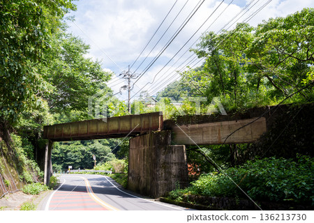 【小河內線】橫跨國道的廢棄鐵路橋 【小河內線】橫跨國道的廢棄鐵路橋 136213730