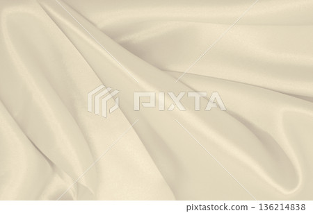 Smooth elegant golden silk or satin luxury cloth texture as wedding background. Luxurious background design. In Sepia toned. Retro style Smooth elegant golden silk or satin luxury cloth texture as wedding background. Luxurious background design. In Sepia toned. Retro style 136214838
