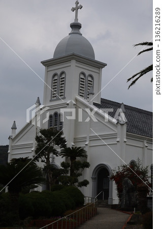 Scenery with a church 136216289