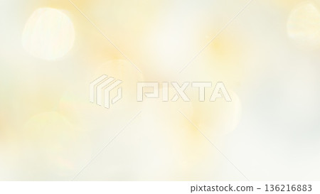 黃色光球散景漸層背景紋理 136216883