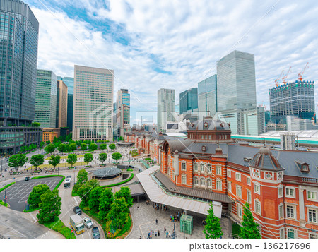 包括東京站在內的周邊景色 包括東京站在內的周邊景色 136217696