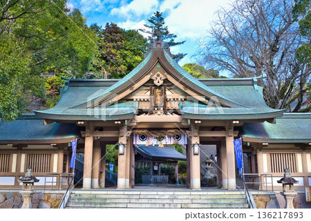 瓦雷神社為迎接新年而裝飾 瓦雷神社為迎接新年而裝飾 136217893