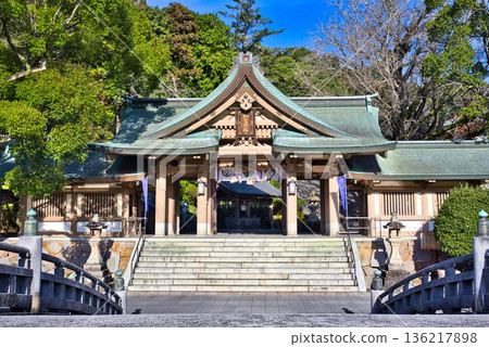 瓦雷神社為迎接新年而裝飾 瓦雷神社為迎接新年而裝飾 136217898