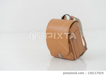Brown school bag 136217929
