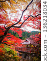 Burning autumn leaves 136218034