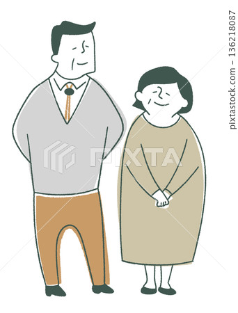 Senior couple 136218087