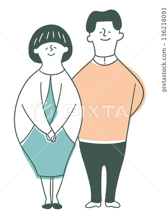 30多歲和40多歲的夫婦 30多歲和40多歲的夫婦 136218091