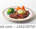 Delicious beef steak 136218756