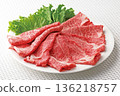 Assorted black beef soup 136218757